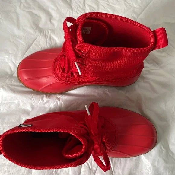 Native Rain Boots Color-Red Size-39 NWOT - Picture 5 of 11